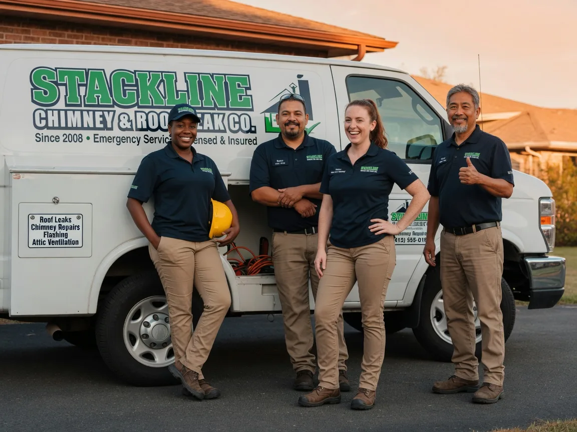 Chimney flashing repair company in Ganado, TX